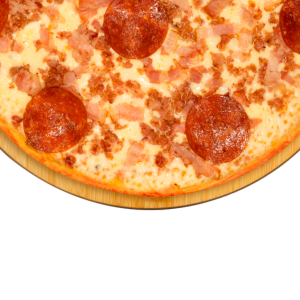 Pizza premium Karnívora con Pepperoni_1